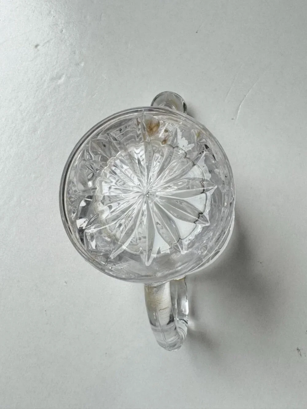 Miniature Lead Crystal Watering Can Toothpick Holder